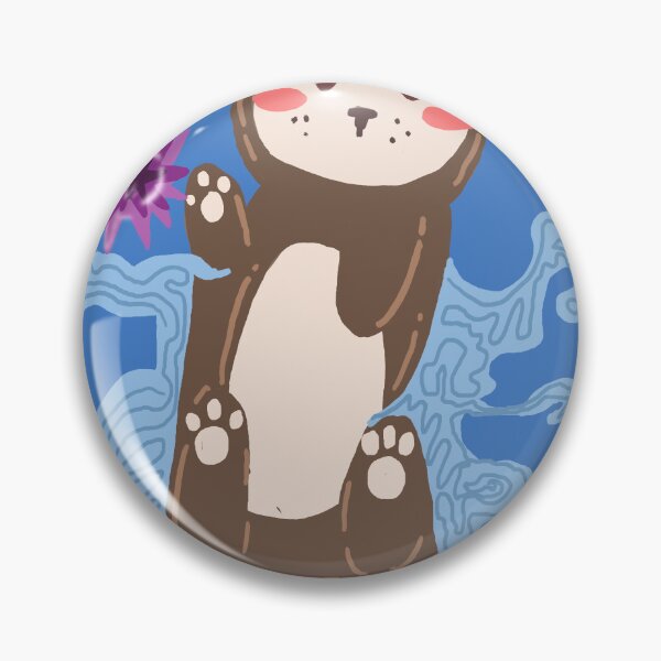 Item preview, Otter designed and sold by Mestiza Bruja Studio.