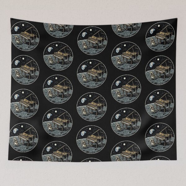 Item preview, Lunar Harmony – Raccoon and Piano designed and sold by Dogandesighn.
