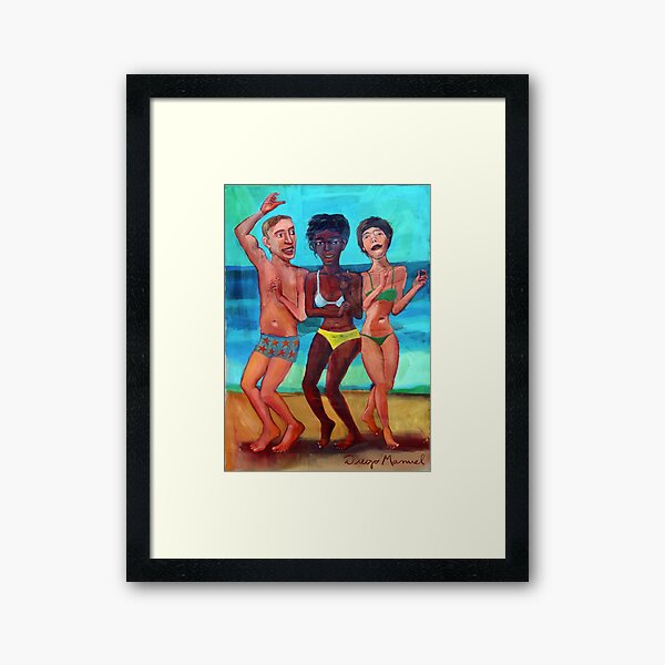 Vista previa del artículo con la obra «Bailando en la playa 3», diseñado y vendido por Diego Manuel Rodriguez.