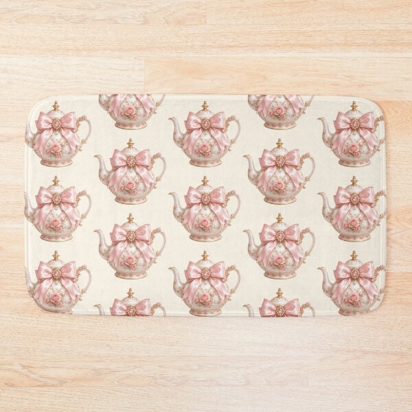 Item preview, Coquette Floral Teapot | Vintage Rose Tea Party Aesthetic Illustration designed and sold by looplandger.