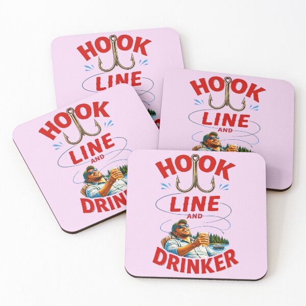 Item preview, HOOK LINE AND DRINKER DESIGN 5 designed and sold by DigitalandPhoto.