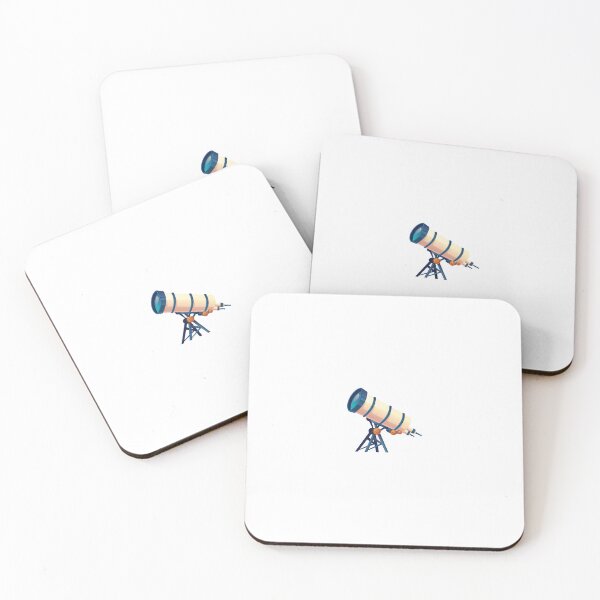 Item preview, Minimalist Telescope Space Observation Illustration designed and sold by DailyDoodlesBySumbul.