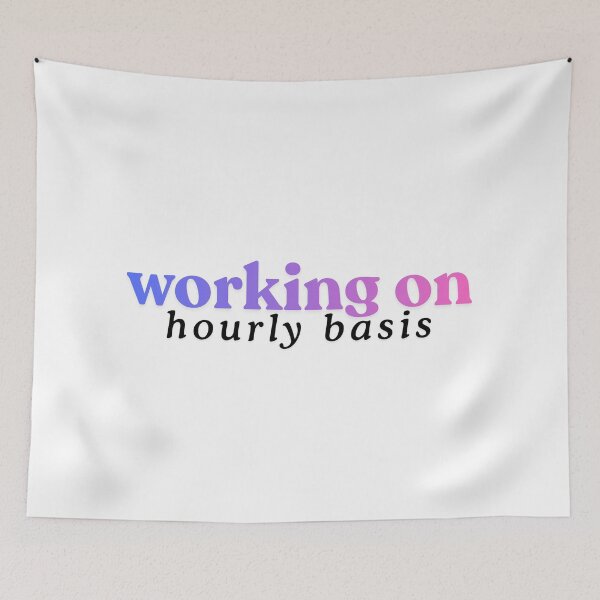 Item preview, Working on hourly basis designed and sold by ArtistTejal.