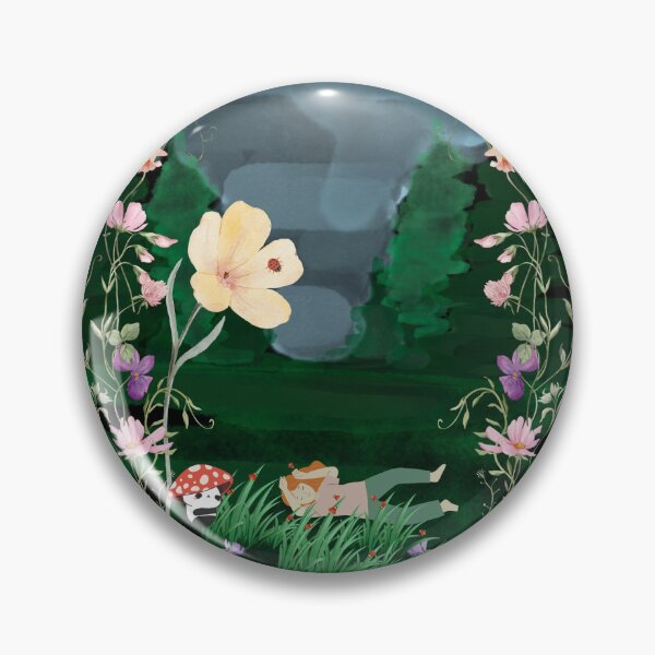 Item preview, The Sleep Portal - Dreamy Meadow & Floral Frame Landscape designed and sold by Sun-Flower-Art.