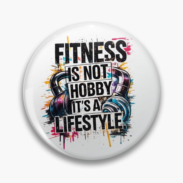 Item preview, Fitness Is Not a Hobby, It's a Lifestyle – Gym Motivation Headphones Design designed and sold by MAStrends.