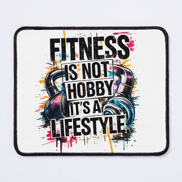 Item preview, Fitness Is Not a Hobby, It's a Lifestyle – Gym Motivation Headphones Design designed and sold by MAStrends.