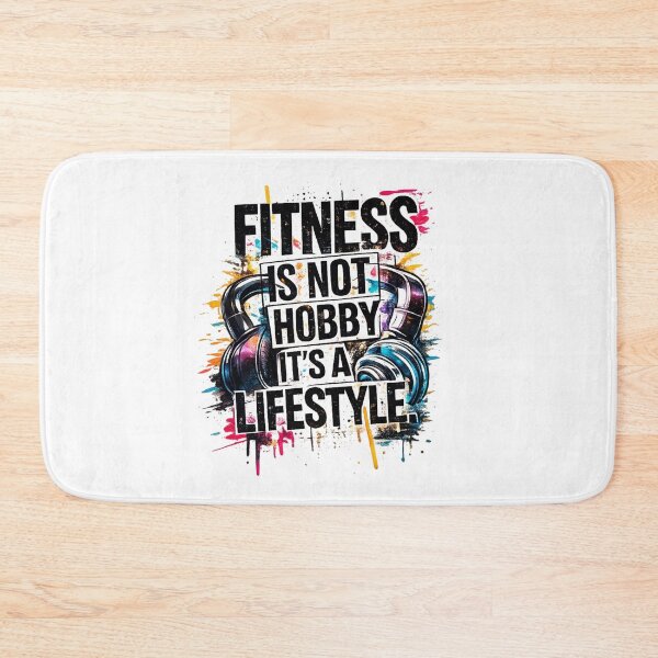 Item preview, Fitness Is Not a Hobby, It's a Lifestyle – Gym Motivation Headphones Design designed and sold by MAStrends.