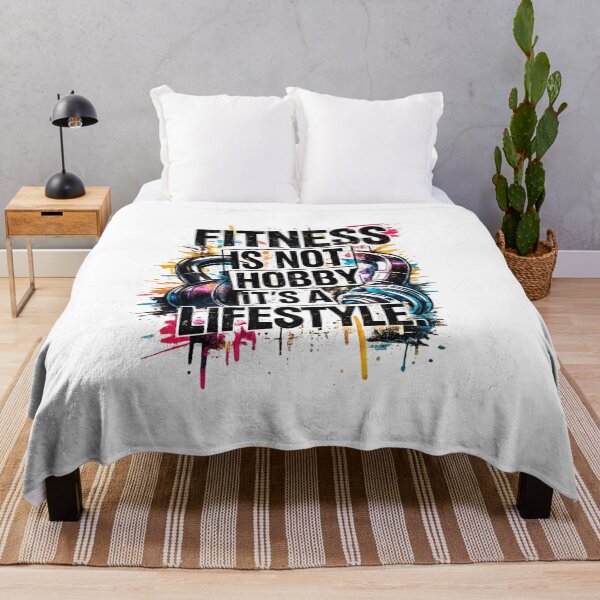 Item preview, Fitness Is Not a Hobby, It's a Lifestyle – Gym Motivation Headphones Design designed and sold by MAStrends.