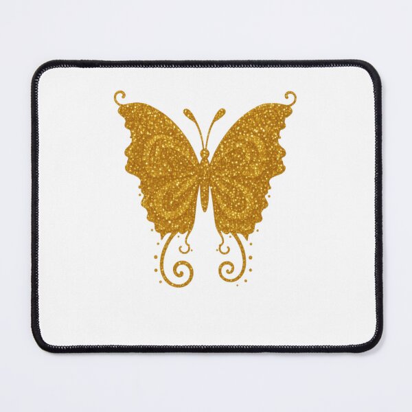 Artikelvorschau, Eleganter goldener glitzernder Schmetterling entworfen und verkauft von Rasha-flow.