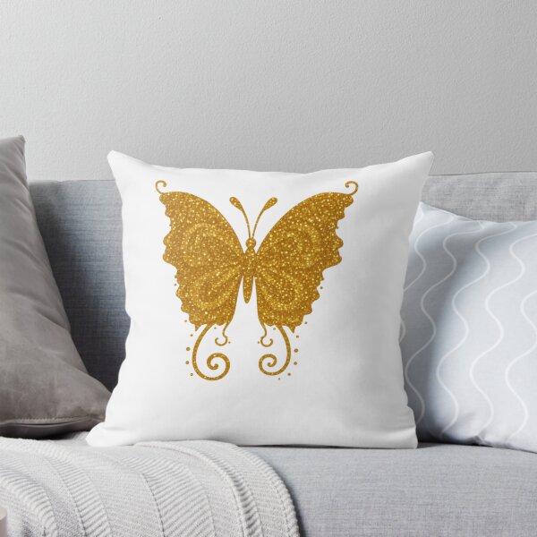 Artikelvorschau, Eleganter goldener glitzernder Schmetterling entworfen und verkauft von Rasha-flow.