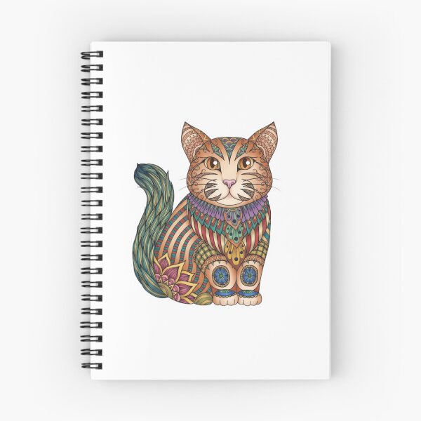 Item preview, ​Mystical Boho Cat - Spiritual Mandala Pet Art designed and sold by Rasha-flow.