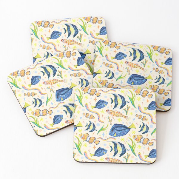 Item preview, Tropical Fish Illustrated Pattern  designed and sold by ByLeesh.