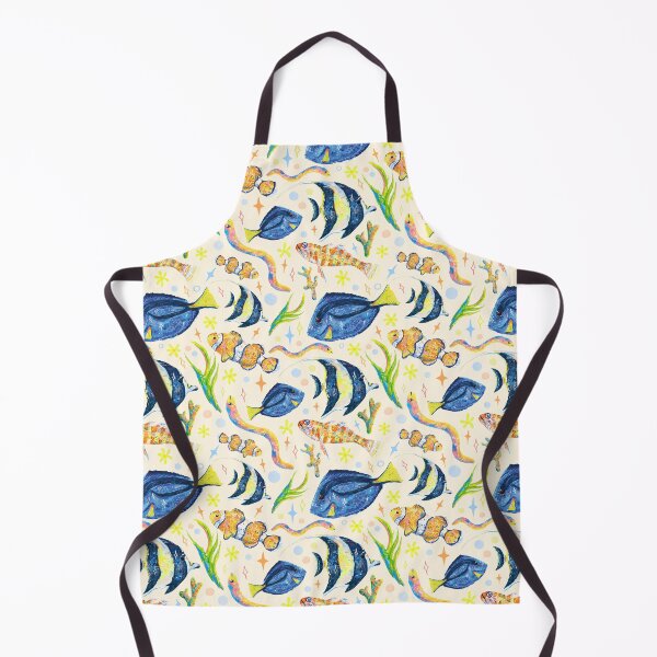 Item preview, Tropical Fish Illustrated Pattern designed and sold by ByLeesh.