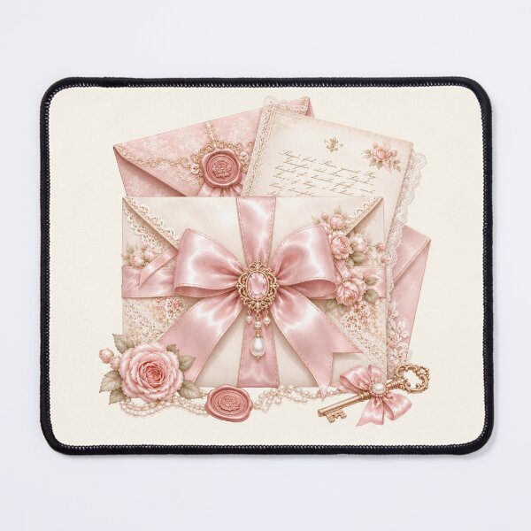 Item preview, Vintage Love Letters & Roses | Coquette Floral Envelope Illustration designed and sold by looplandger.