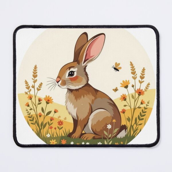 Item preview, IMP Nature Lover Bunny Badge – Infinite Meadows Emblem designed and sold by Black Infinite Worlds.