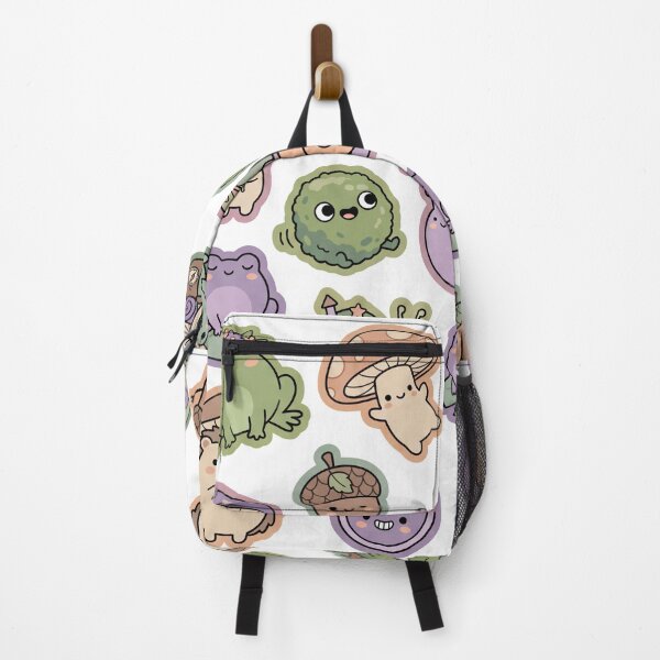 Item preview, Kawaii Cottagecore Frog and Forest Friends Sticker Sheet designed and sold by VineVibe16Studio.