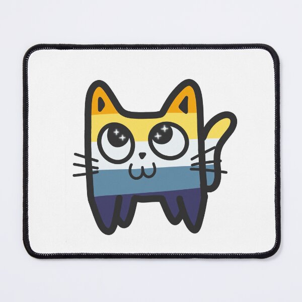 Item preview, Aroace kitty pride month designed and sold by Jamf-art.