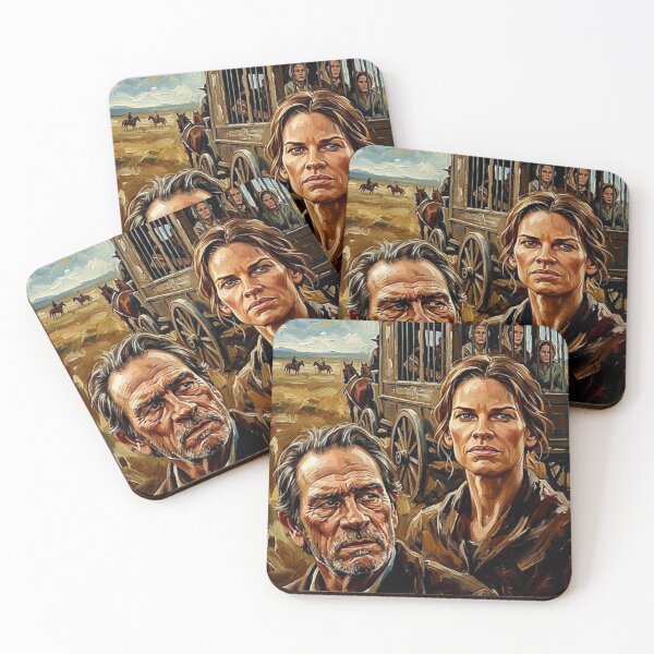 Item preview, The Long Road East – The Homesman Fine Art Print designed and sold by Art's Diner.