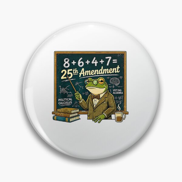Item preview, The Math Doesn't Lie 25th Amendment Retro Political Humor designed and sold by Methahshop.