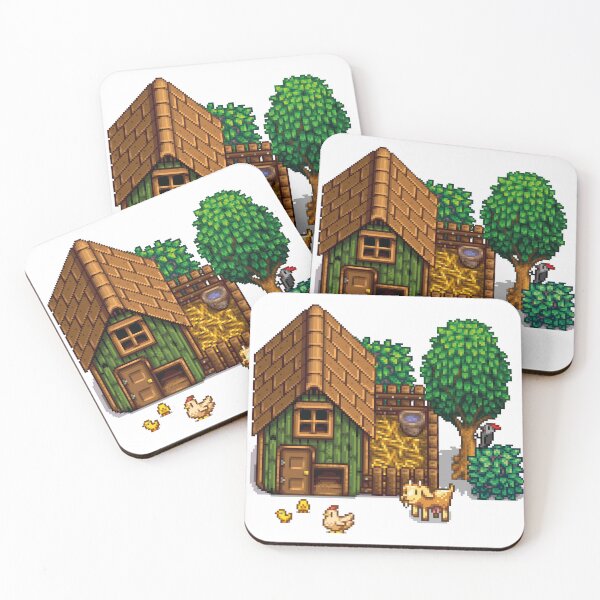 Item preview, Stardew Valley stickers - farm house designed and sold by Stardewwlove.