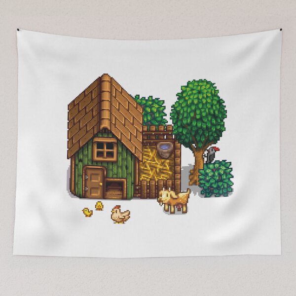 Item preview, Stardew Valley stickers - farm house designed and sold by Stardewwlove.