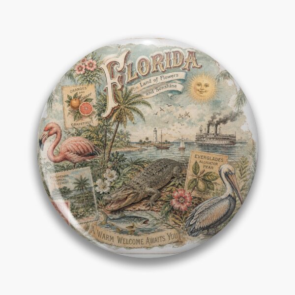 Item preview, nostalgic Florida designed and sold by Talpha.