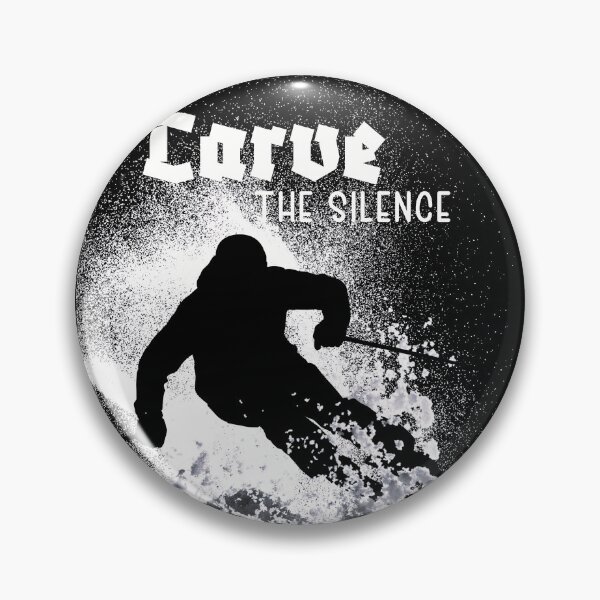 Item preview, Carve The Silence Skiing Snowboard Art designed and sold by AXENT Designs.