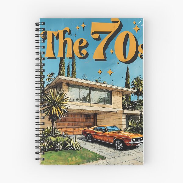 Item preview, The 70s - Retro Mid Century Modern Muscle Car Art designed and sold by Modern Nest Art.