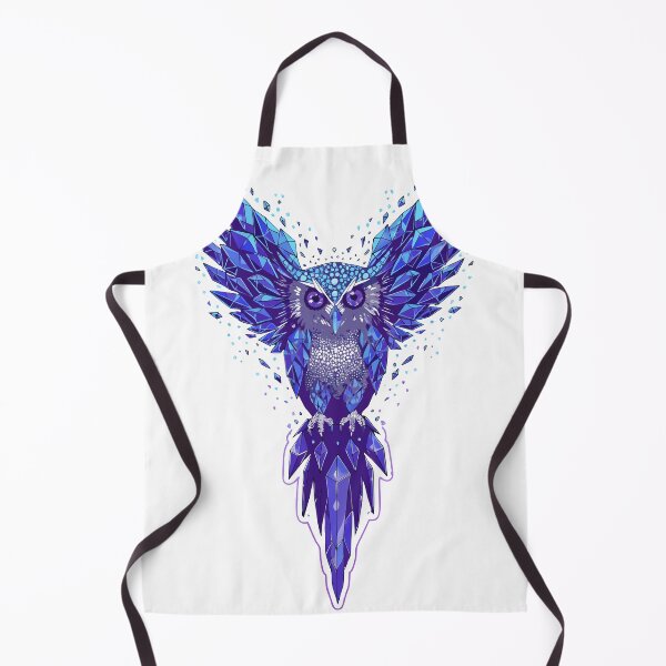 Item preview, Mystic Crystal Owl Fantasy Sticker designed and sold by inkfusionhub99.