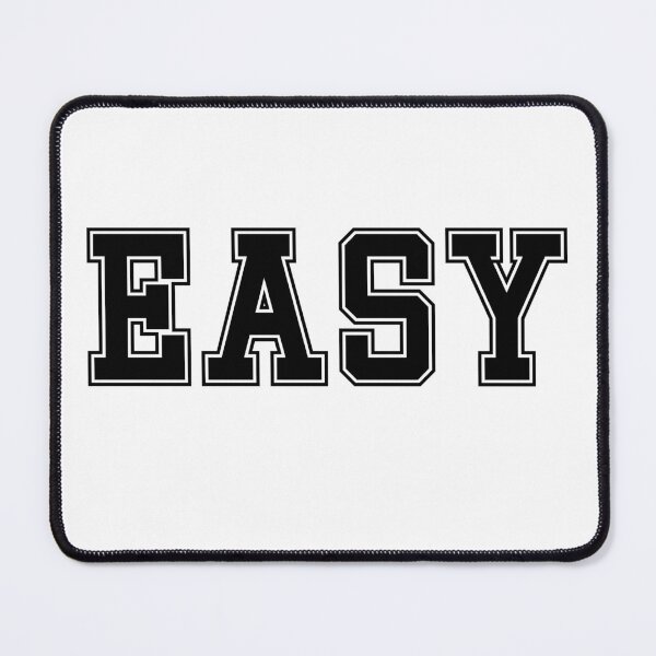 Item preview, Easy - athletic words designed and sold by RebelHeroUK.
