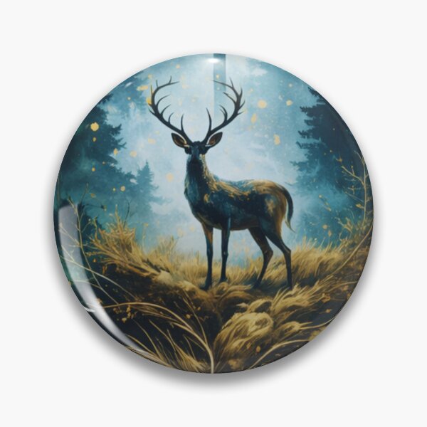 Item preview, Feather Forest Deer Illustration designed and sold by Gabe1983.