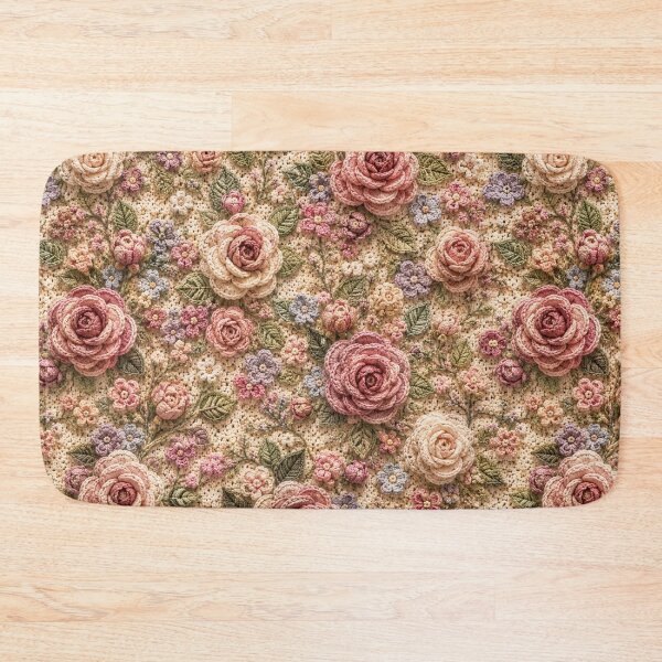 Item preview, Vintage Crochet Rose Bouquet designed and sold by Aramdesing.