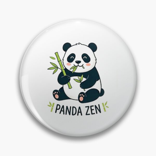 Item preview, Kawaii zen panda bamboo cute nature illustration designed and sold by gatrex.