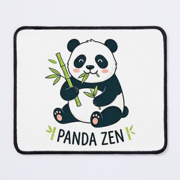 Item preview, Kawaii zen panda bamboo cute nature illustration designed and sold by gatrex.