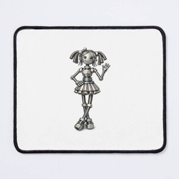 Item preview, Cute girl made of nuts and bolts designed and sold by Jyoti Rajput.