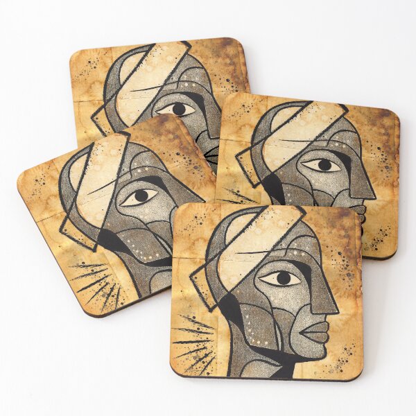 Item preview, Modern Art Portrait #3 designed and sold by DroneWorks Creative.