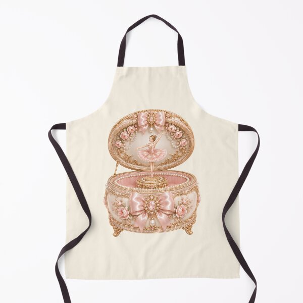 Item preview, Pink Ballet Music Box | Coquette Ballerina Jewelry Box Illustration designed and sold by looplandger.