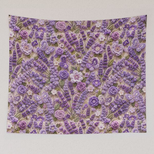 Item preview, Lavender Crochet Wonderland designed and sold by Aramdesing.