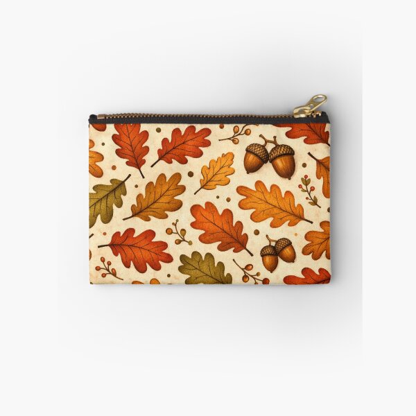 Item preview, Autumn Leaves and Acorns Pattern designed and sold by Owcomm.