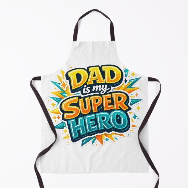 Item preview, Dad Is My Super Hero | Heartwarming Father's Day Gift Design designed and sold by MagnetStyle.