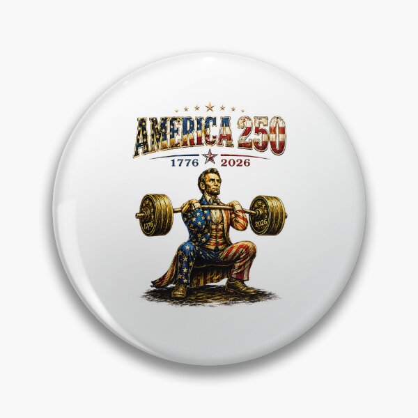 Item preview, Abraham Lincoln Weightlifting America 250th Anniversary Patriotic Gym designed and sold by Methahshop.