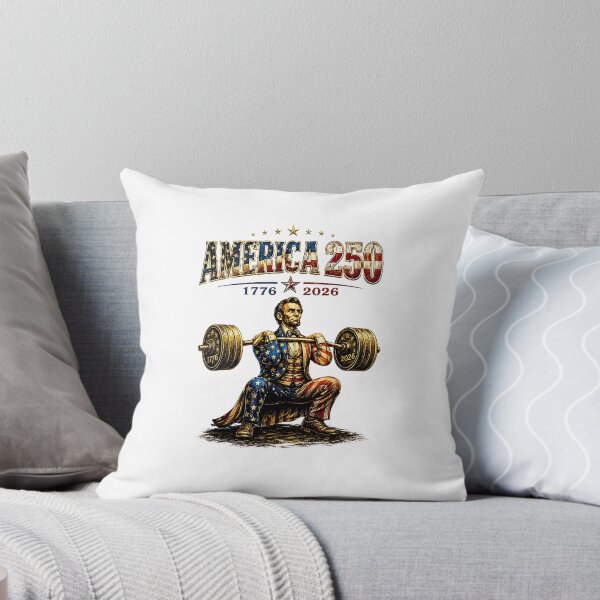 Item preview, Abraham Lincoln Weightlifting America 250th Anniversary Patriotic Gym designed and sold by Methahshop.