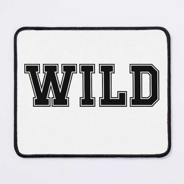Item preview, Wild - athletic words designed and sold by RebelHeroUK.