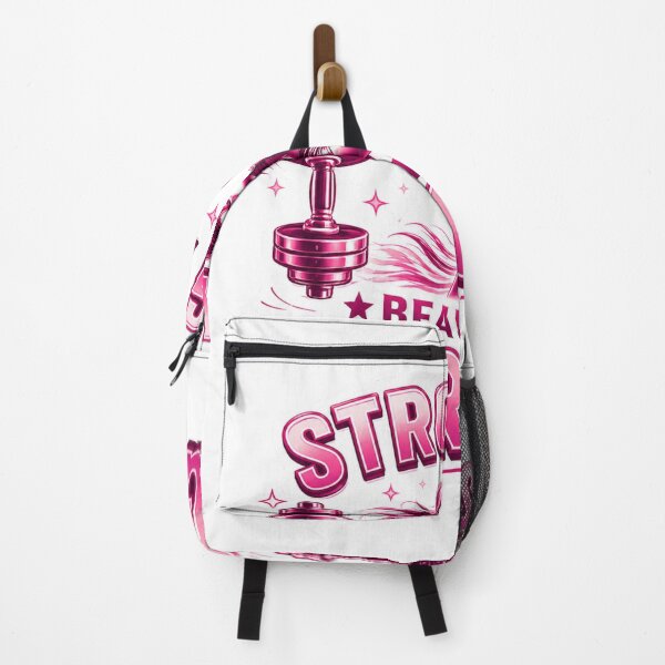 Item preview, Strong Is Beautiful Female Fitness Motivation Pink Gym designed and sold by Digistore1221.