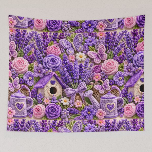 Item preview, Lavender Crochet Wonderland designed and sold by Aramdesing.