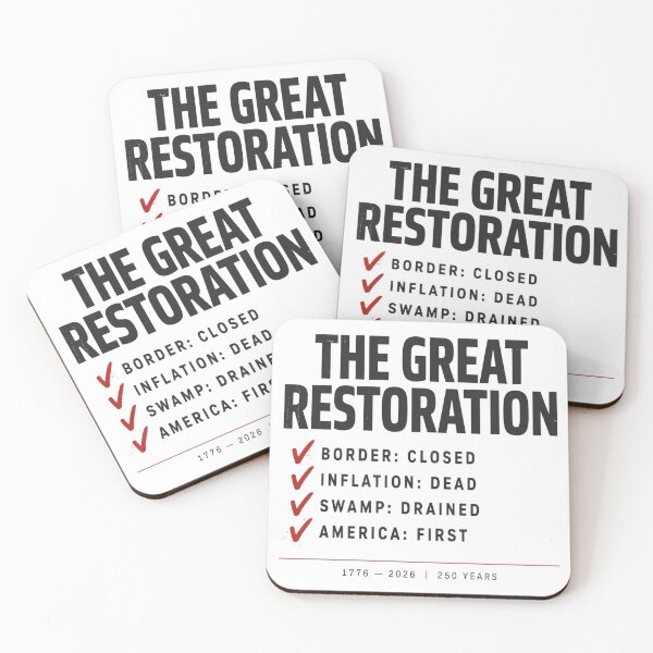 Item preview, Great Restoration 2026 Scorecard Progress Report designed and sold by RedWave Patriot Studio.