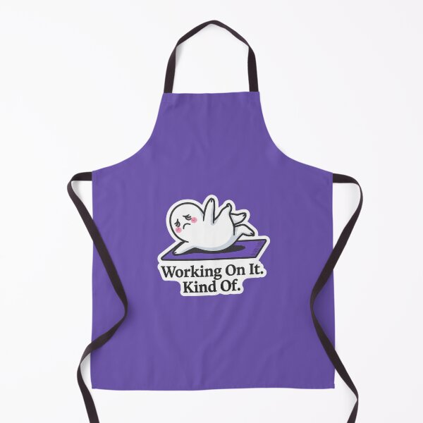 Item preview, Working On It Kind Of Ghost Yoga Fail Funny Design designed and sold by BooDesignStudio.