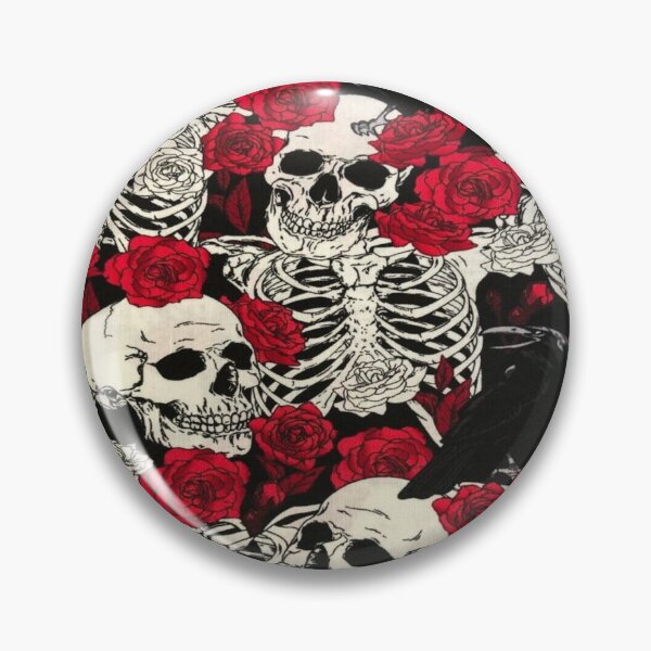 Item preview, skull and roses designed and sold by pksart1.