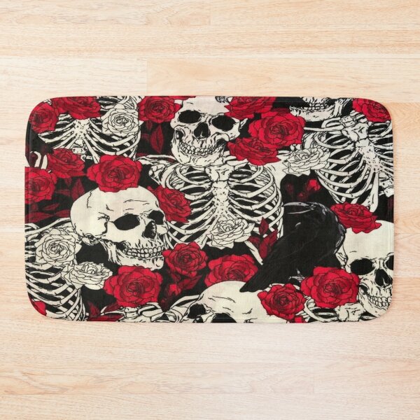 Item preview, skull and roses designed and sold by pksart1.