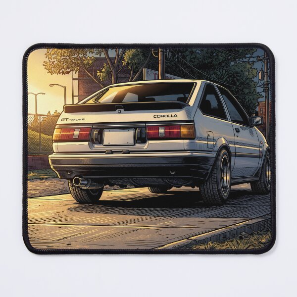Item preview, Toyota Corolla AE86 Anime Artwork designed and sold by Racing Art Store.